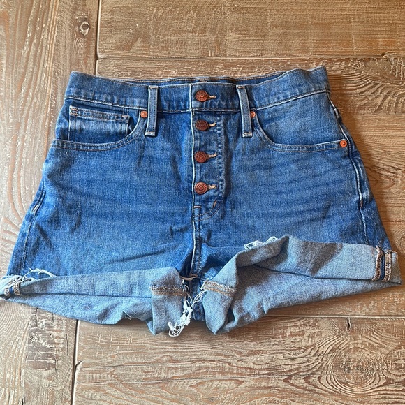 Madewell Hi-rise Denim Shorts - Picture 5 of 5